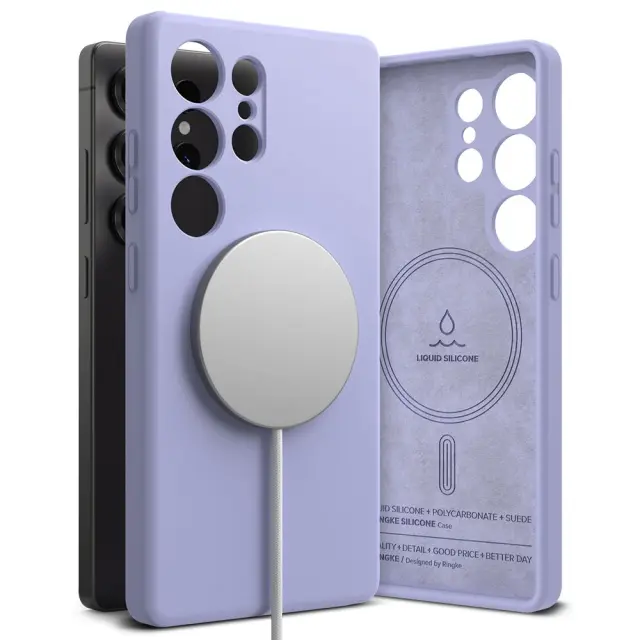 Ringke Silicone Magnetic Magsafe Galaxy S25 Ultra Lavender