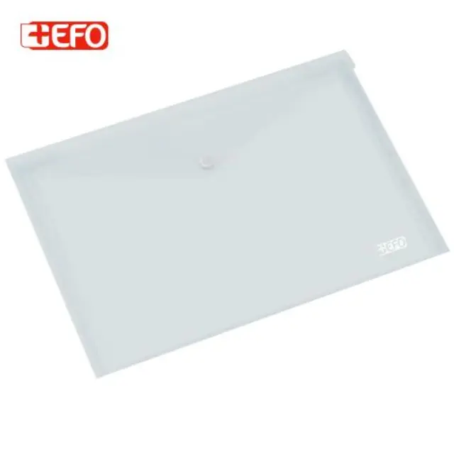 Φάκελος Κουμπί +Efo Α4 Άχρωμος