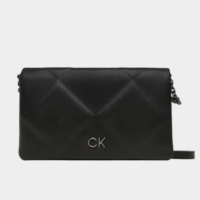 Calvin Klein - Γυναικεία Τσάντα Re-Lock Quilt K60K611021-BAX Μαύρο