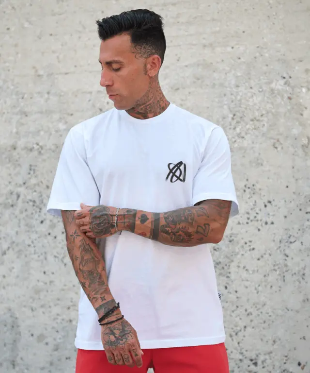 T-shirt Noshame® Oversized Λευκό με τύπωμα - 142676 - XXL 2