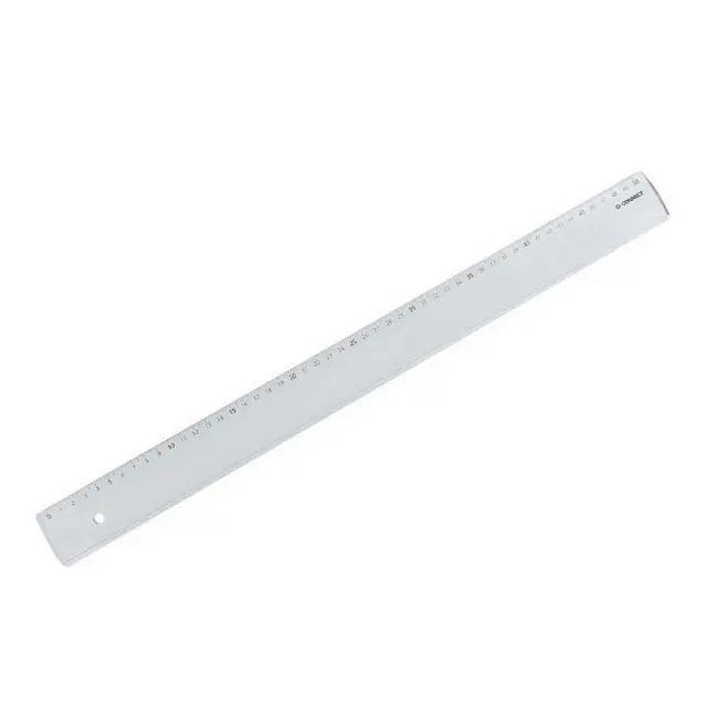 Χάρακας Πλαστικός 50cm Διαφανής
