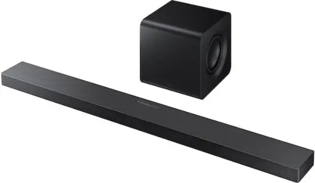 Samsung HW-QS700F Soundbar 3.1.2 Bluetooth, HDMI και Wi-Fi με Ασύρματο Subwoofer Μαύρο