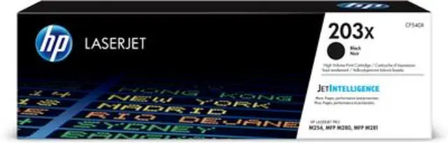 HP 203X Γνήσιο Toner Laser Εκτυπωτή Μαύρο High Yield 3200 Σελίδων (CF540X)