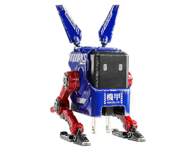 Φορτιστής GaN GravaStar Alpha65 War Damaged Version με Γρήγορη Φόρτιση 65W - 2x USB-C, 1x USB-A - Blue 43791