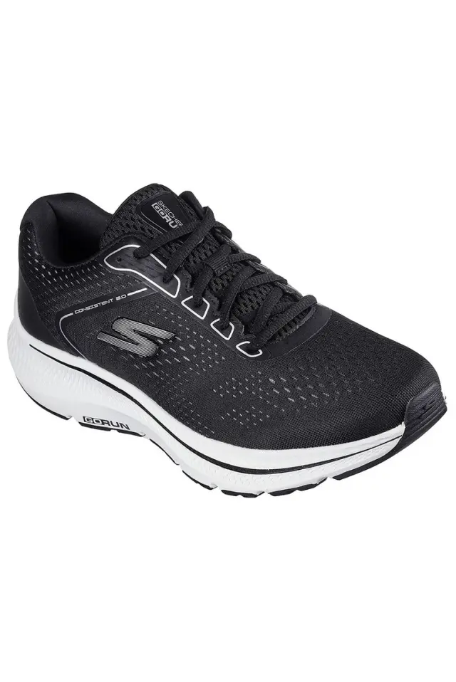 Skechers Men's Go Run Consistent 2.0 Lace-up Shoes 220865-BKW - 42 3