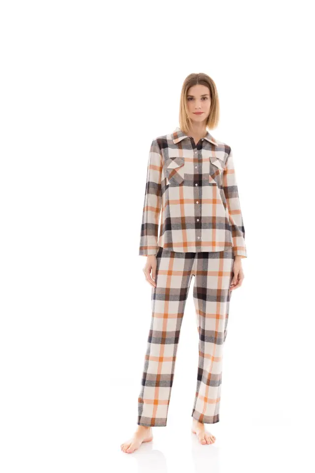 W1415 - Type - PYJAMA BUTTONED AUTUMN PLAID 2