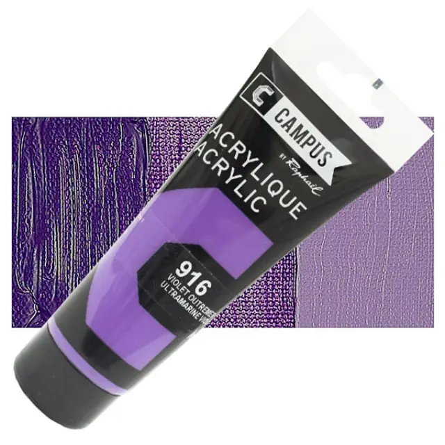 Ακρυλικό Raphael Campus - 916 Ultramarine Violet - 100ml