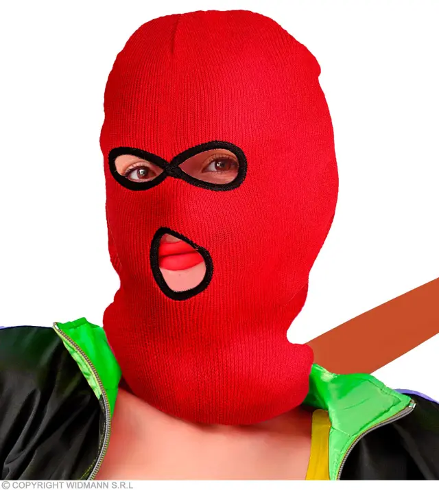 Αποκριάτικο Αξεσουάρ Κουκούλα Balaclava (Widmann) (W-42306) 3