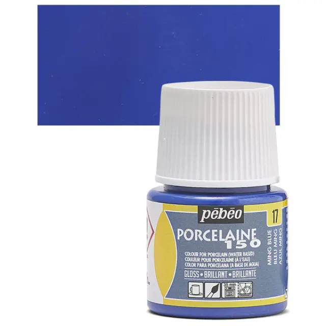 Pebeo Porcelaine 150 Σμάλτο - 17 Ming Blue (O) - 45ml