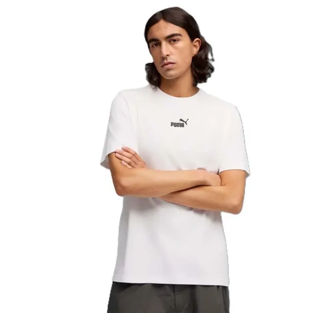 Puma Men's Essentials Small No1 Centered Logo Tee Άσπρο 692912-02 (Puma)