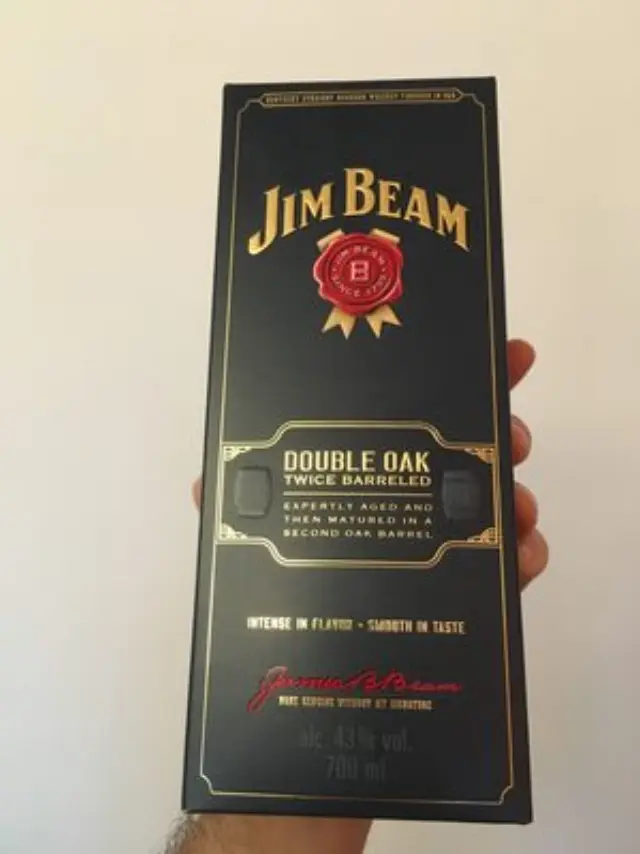 JIM BEAM DOUBLE OAK BOURBON WHISKEY 700ML