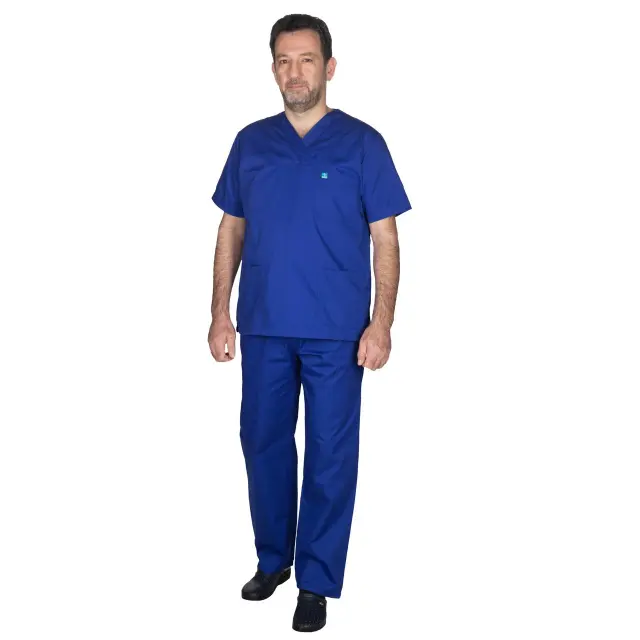 Ιατρική Στολή Unisex – Μπλέ XXS-8XL - 8XL 3