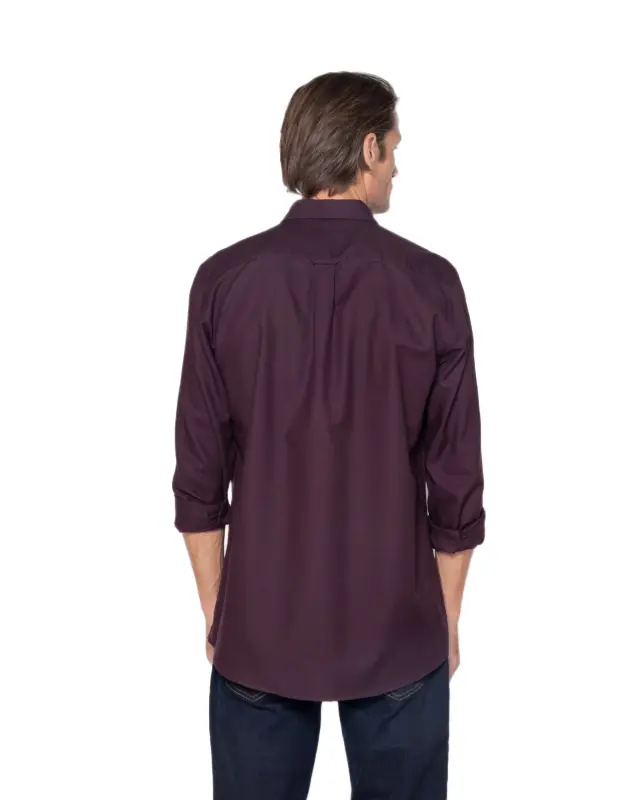 The Bostonians Big amp; Tall ανδρικό πουκάμισο twill μακρυμάνικο regular fit 3AAP2341NX-1 2