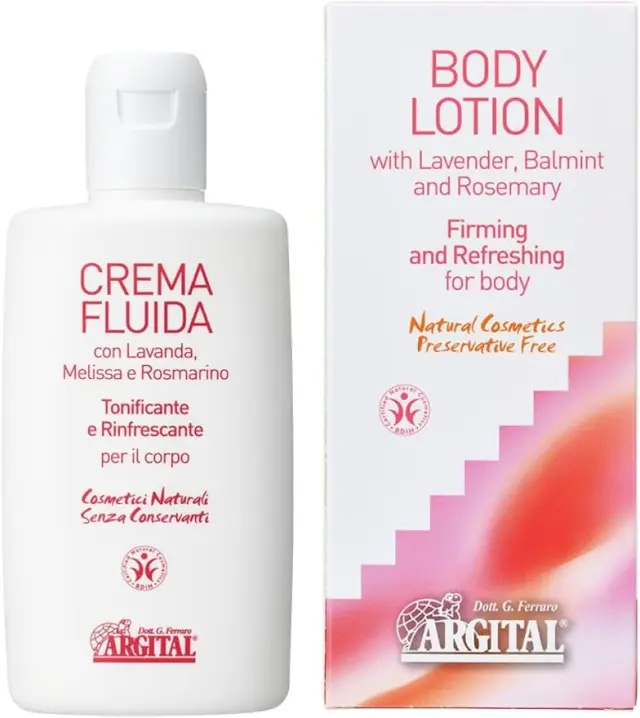 ARGITAL Fluid Cream – Φυσική Τονωτική & Δροσιστική Κρέμα Σώματος, 200 ml