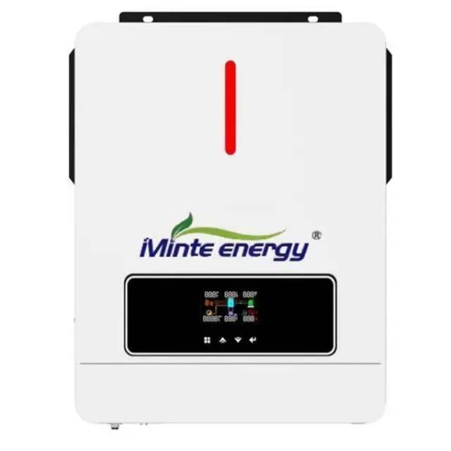 Υβριδικός ηλιακός μετατροπέας 6.2KW, Ηλιακός Φορτιστής 48V DC 120A, Είσοδος PV 500V DC, Έξοδος 2 Φορτίων, Ενσωματωμένο WiFi MT-12