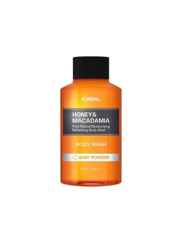 Kundal Honey & Macademia Body Wash 100ml Baby Powder - Αφρόλουτρο με Άρωμα Baby Powder