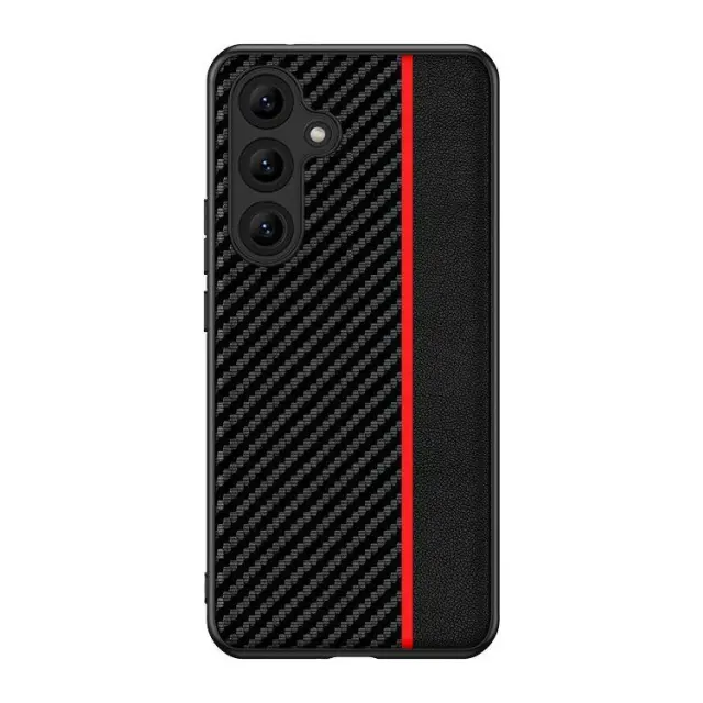 Ultra Thin Carbon Θήκη για Samsung Galaxy S25 Plus- Black/Red OEM