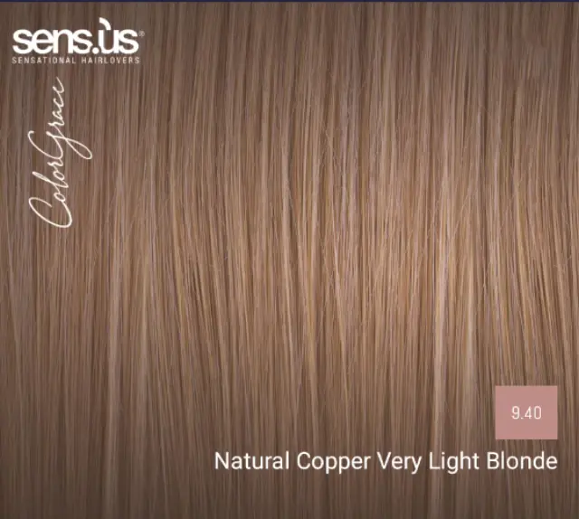Sensus Color Grace M3K 9.40 Natural Copper Very Light Blonde 100ml - (μόνιμη βαφή χάλκινο πολύ φωτεινό ξανθό) 2