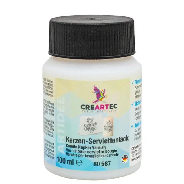 Κόλλα-Βερνίκι για Decoupage σε Κεριά - 100ml