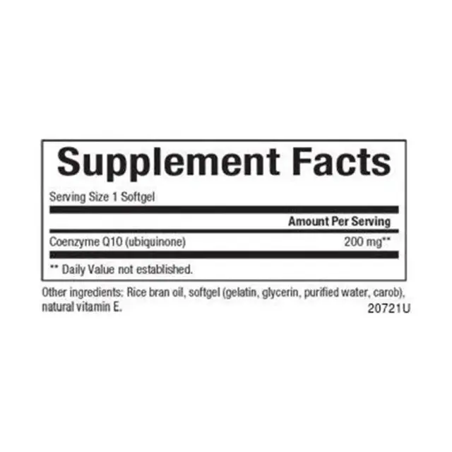 Natural Factors Coenzyme Q10 100 % Natural 2