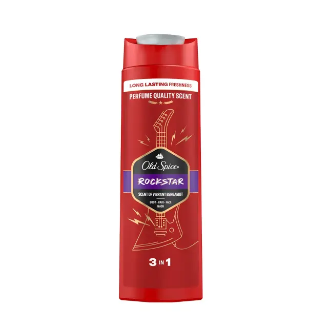 Old Spice Rockstar 3 σε 1 Shower Gel & Σαμπουάν για Άνδρες 1000ml 3