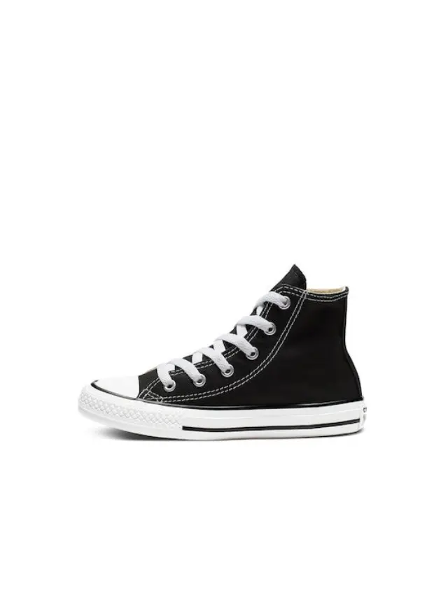 Converse Unisex Kids Chuck Taylor All Star HI Canvas Μαύρο - Άσπρο 3J231C (Converse) 2