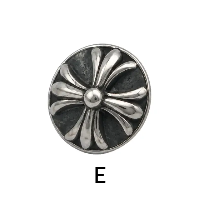 925 Sterling Silver Emblem - Thunder Cloud E