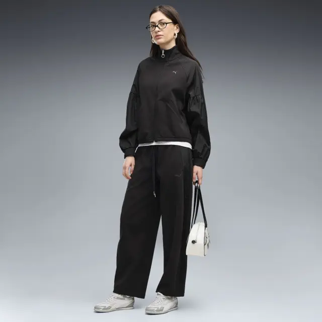 Puma HER Relaxed DK Barrel Leg Pants (694024-01) - Μαύρο 3