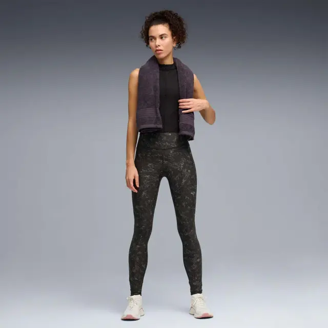 Puma Women's Cloudspun High-Waist Allover Print Tight Μαύρο 528464-01 (Puma) 3