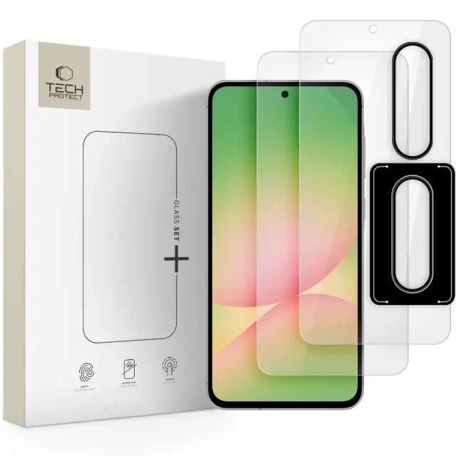 TECH-PROTECT GLASS SET+ 3-PACK GALAXY A36 / A56 5G CLEAR
