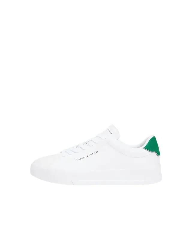 Tommy Hilfiger - Ανδρικά Sneakers Th Court Lth Detail Ess FM0FM05367-01U Λευκό 2