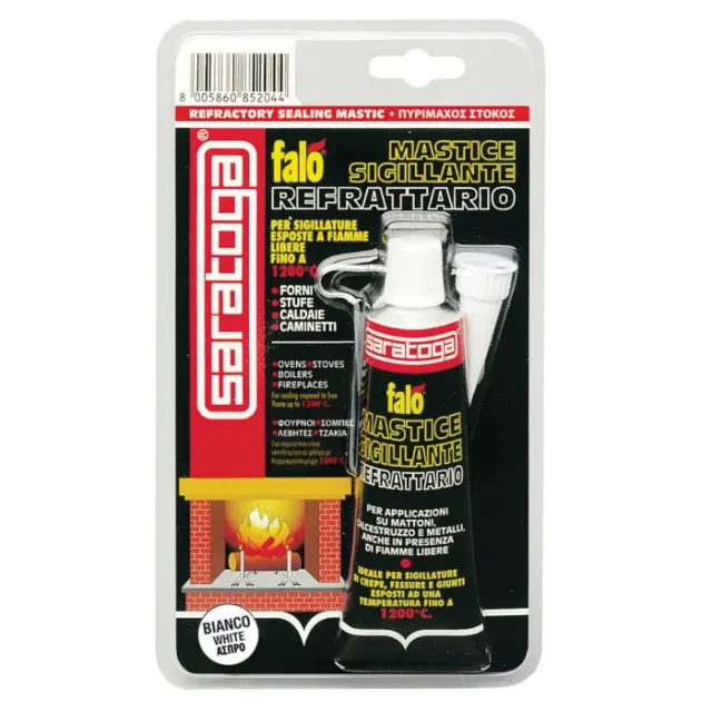 Saratoga Πυρίμαχος Στόκος Λευκός 50ml
