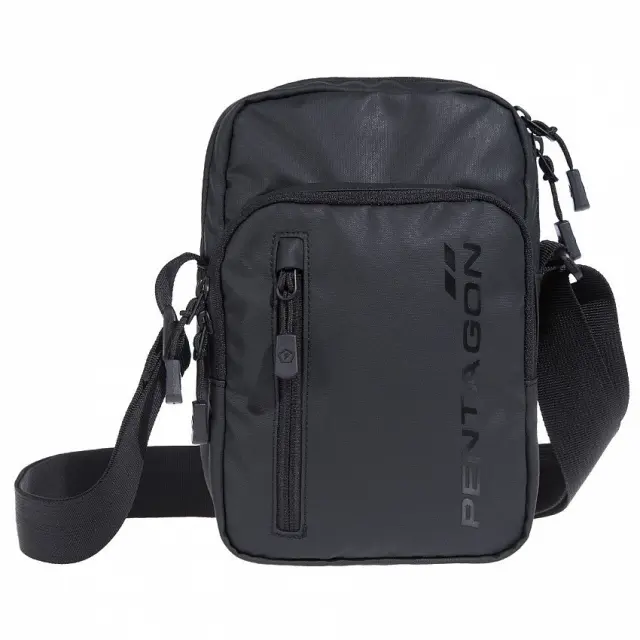 Pentagon Kleos Stealth Bag 2.5lt-Τσαντάκι Ώμου 2.5 Λίτρων - 01-Black-Μαύρο