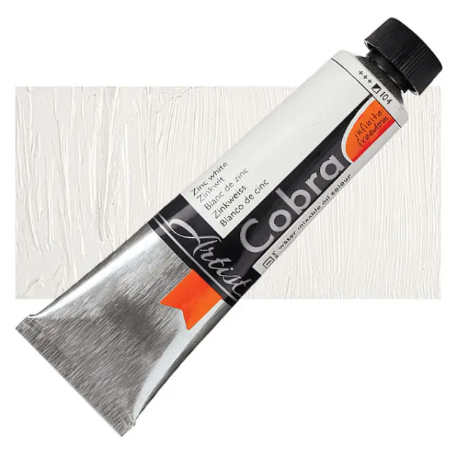 Λάδι Νερού Talens Cobra - 104 Zinc White - 40ml