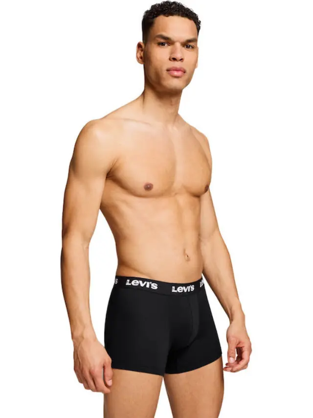 Levi's Repeat Logo Boxer Brief 2-Pack Μαύρο Black 2