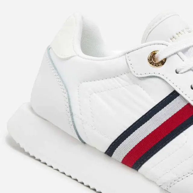 Tommy Hilfiger – Γυναικεία Sneakers Essential Runner Global Stripes FW0FW08005-YBS Λευκό - 41 3