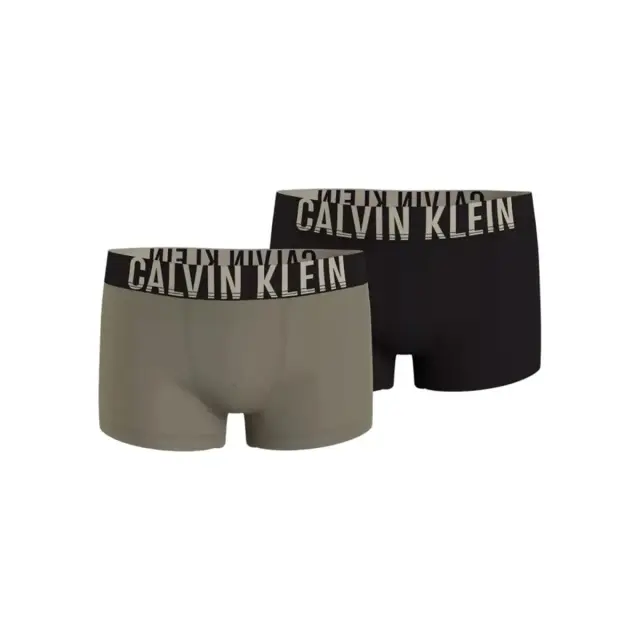 Calvin Klein Παιδικό Boxer Αγόρι Intense Power - Διπλό Πακέτο, Χρώμα Moldedclay-Pvhblack - 8-10 Y
