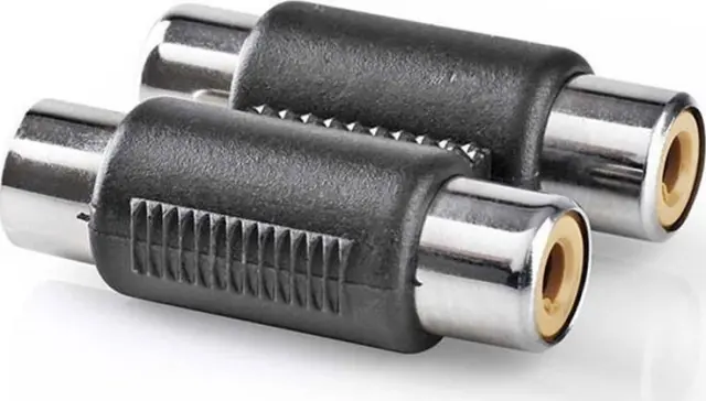 Μούφα 2 x RCA θηλ. - 2 x RCA θηλ. OEM