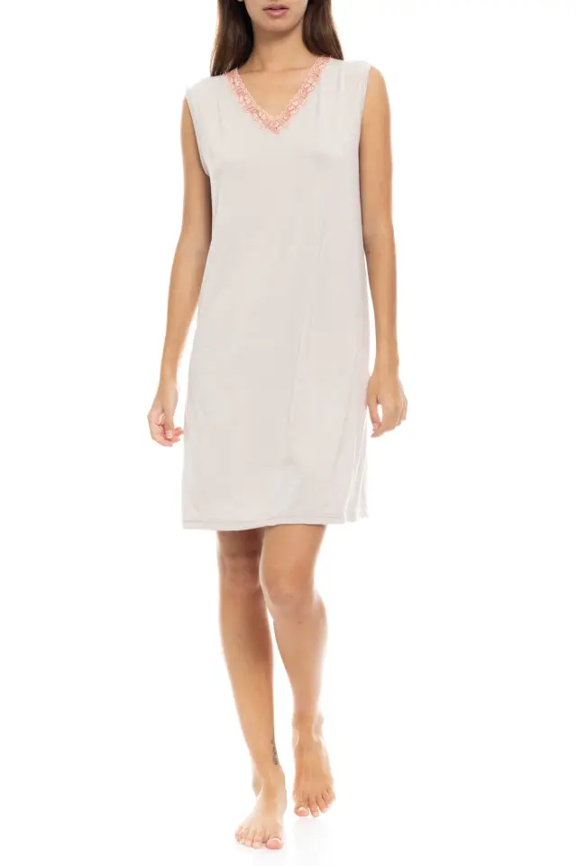 S1433 - Skin - NIGHTGOWN BAMBOO LACE 2