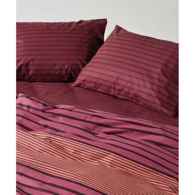 Σετ Παπλωματοθήκη Μονή 2 Τεμαχίων Kentia Esra 17 Burgundy-Dark Red-Orange 165x245 2