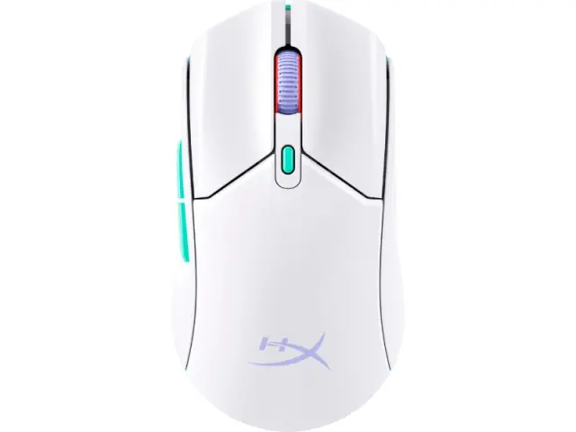 HP HyperX Pulsefire Haste 2 Core Wireless Gaming Mouse - White Green Purple (8R2E7AA)