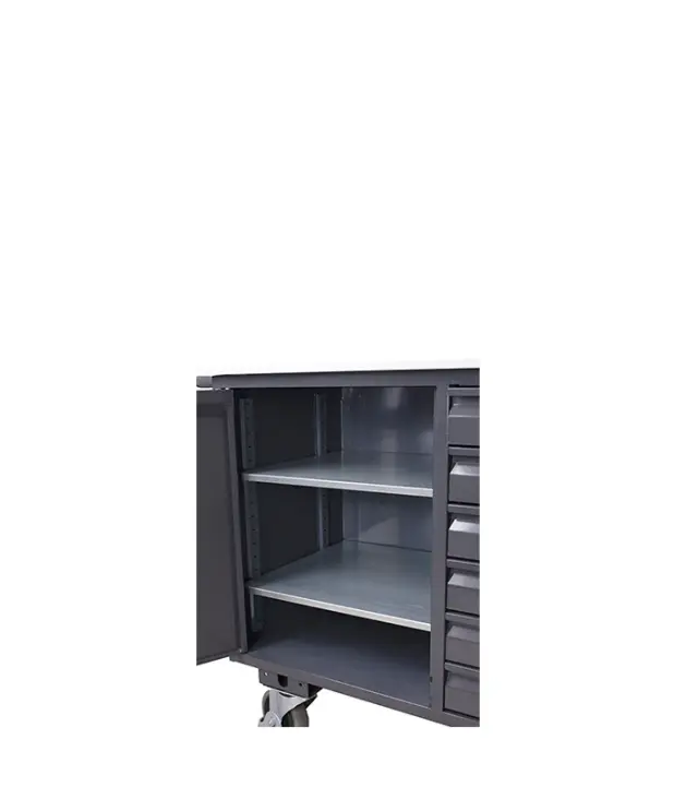 Variofit sw-985.021 Πάγκος Εργασίας Κινητός ESD για Φορτίο Βάρους ως 400kg 2
