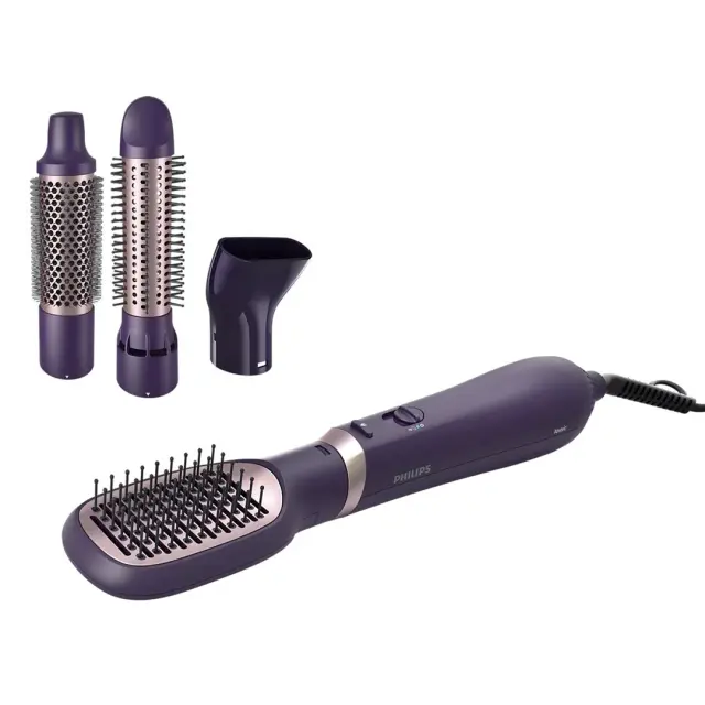 Philips 3000 series BHA313/00 hair styling tool Hot air brush Warm Black 800 W 1.8 m