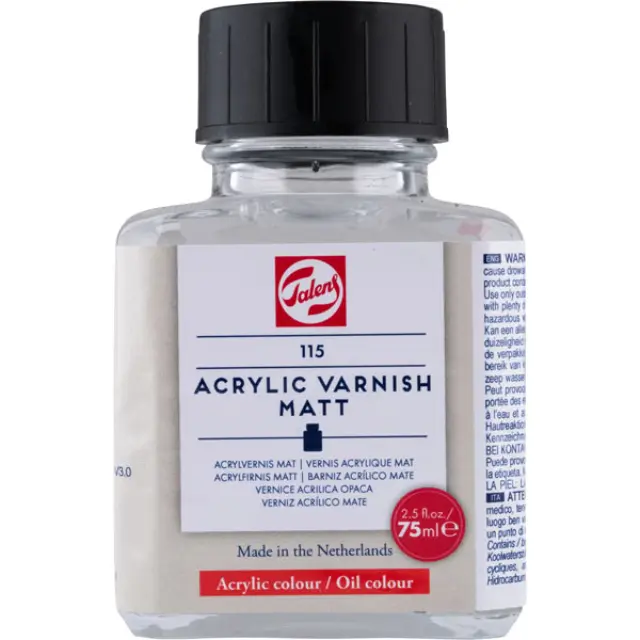 Talens 115 Βερνίκι Ματ για Ακρυλικά & Λάδια - 75ml