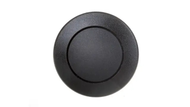 M22S-DP-S Mushroom actuator, RMQ-Titan, Mushroom, momentary, Mushroom black, black, Blank, Bezel: black