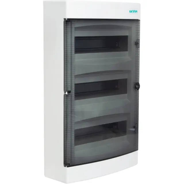 Πίνακας Επίτοιxος 3x12M διάφανη πόρτα IP40 Geyer