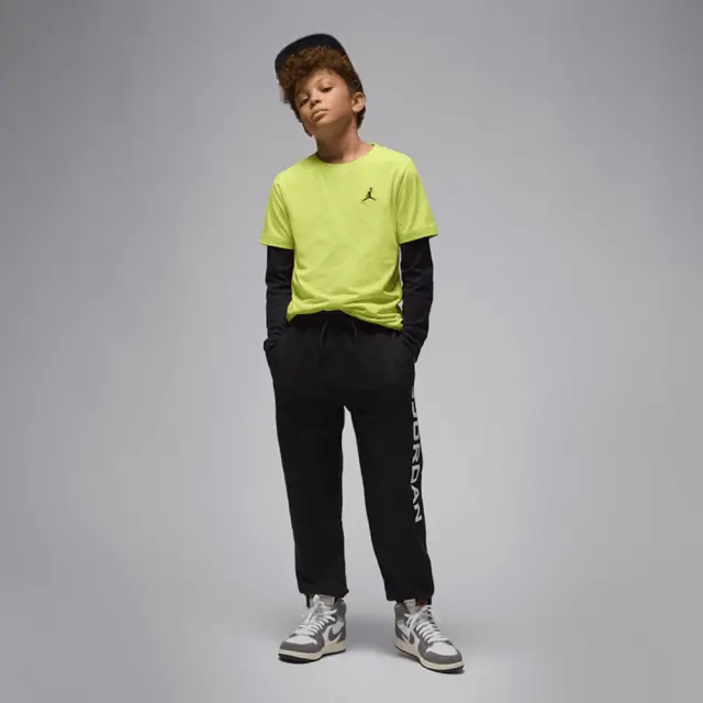 Jordan Essentials Baseline Fleece ΠΑΙΔΙΚΟ ΠΑΝΤΕΛΟΝΙ (95F084-023) - Μαύρο - S 8-10 ετών 3