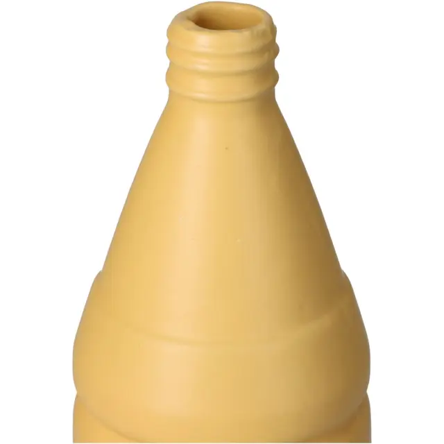 Βάζο Μπουκάλι Κίτρινο Κεραμικό 8x8x26cm 3