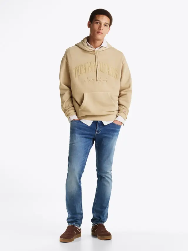 Tommy Hilfiger - Ανδρικό Παντελόνι Τζιν Ελαστικό Scanton Slim Fit DM0DM20535-1A5 Μπλε
