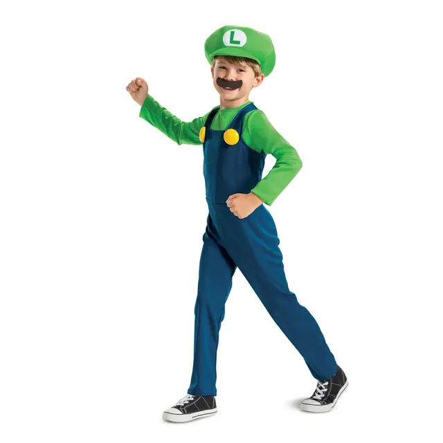 Disguise - Super Mario Costume - Luigi 116 cm 115809L